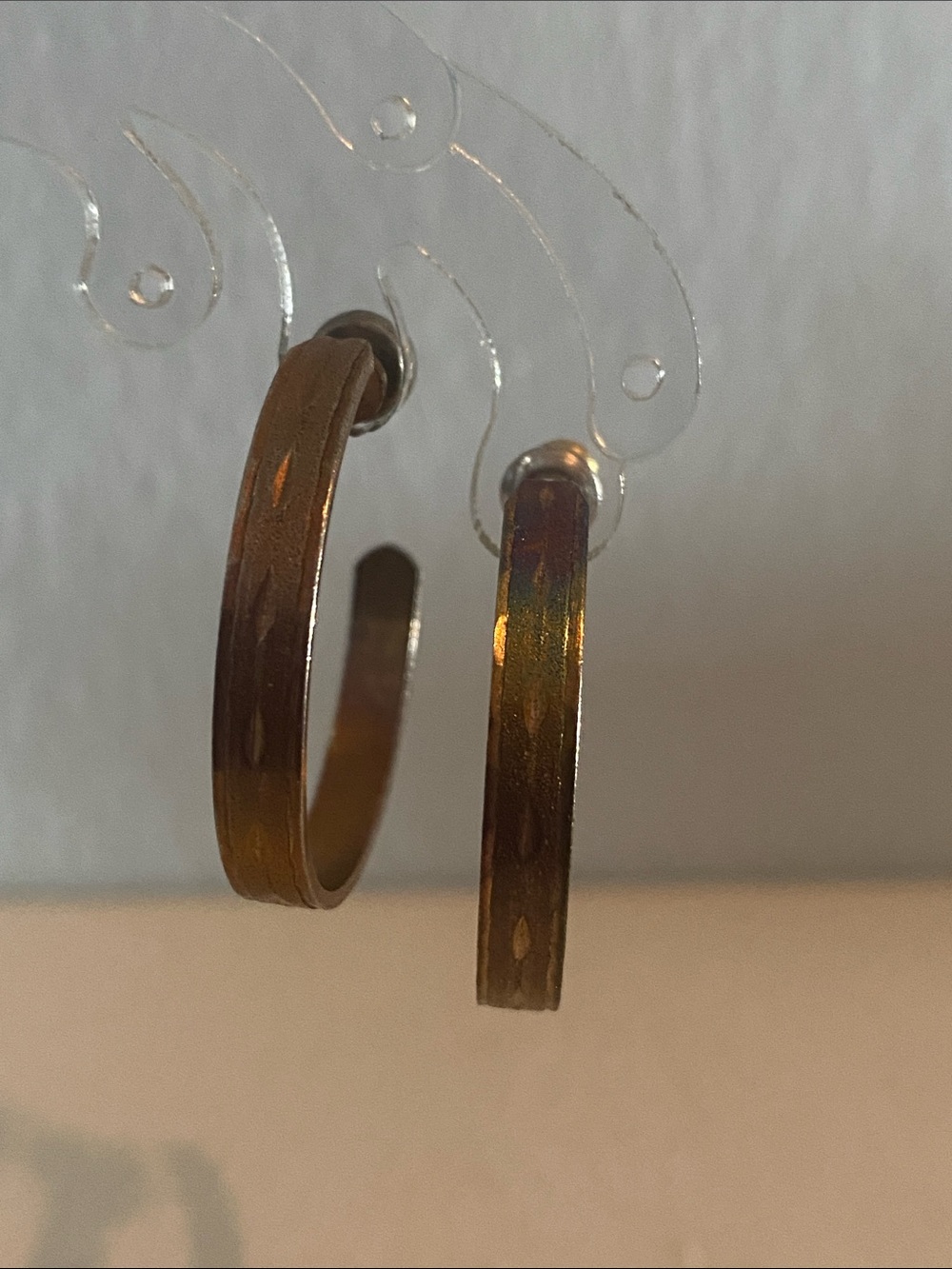 Simple Small Gold-Tone Hoop Earrings
